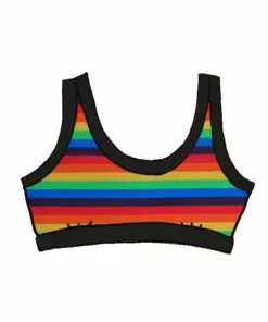 Thunderpants USA Rainbow Stripe Bralette