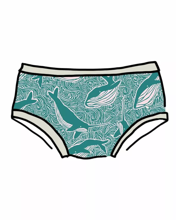 Thunderpants USA Marine Whales Hipster Underwear 1 Thunderpants USA Marine Whales Hipster Underwear