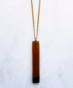Hathorway Tinh Horn Pendant Necklace