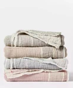 Coyuchi Topanga Matelasse Throw Blanket Home Goods
