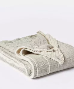 Coyuchi Topanga Matelasse Throw Blanket Home Goods 25 Coyuchi Topanga Matelasse Throw Blanket Home Goods