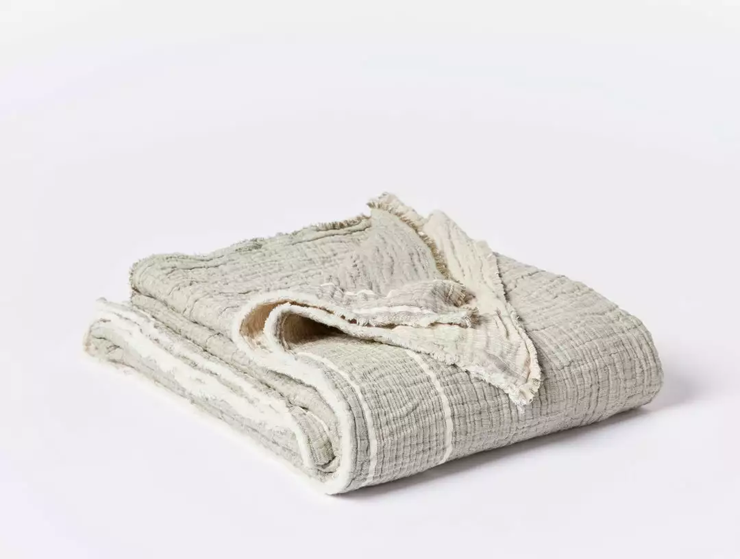 Coyuchi Topanga Matelasse Throw Blanket Home Goods 10 Coyuchi Topanga Matelasse Throw Blanket Home Goods