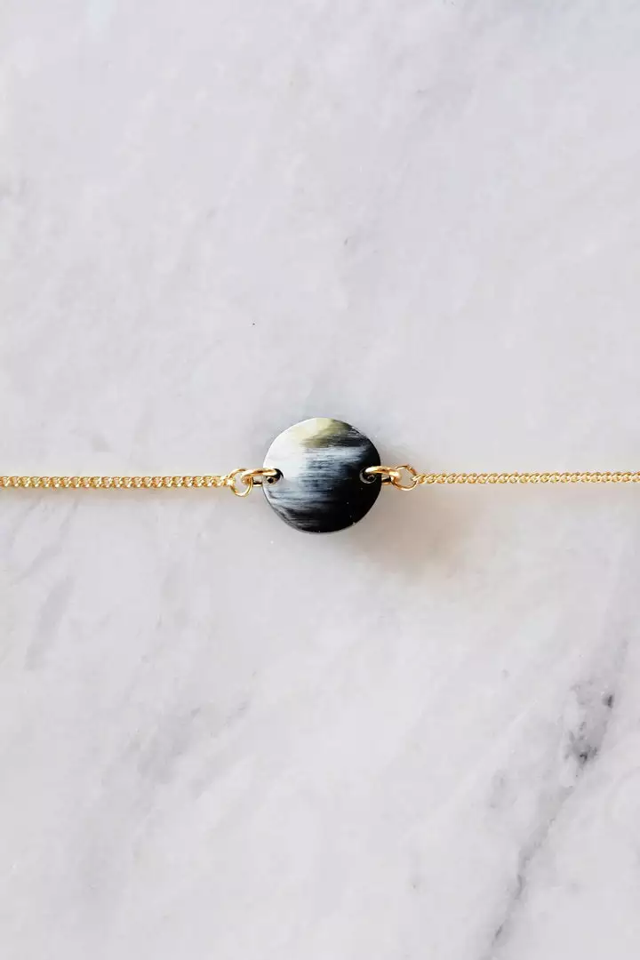 Hathorway Tran Quoc Dainty Horn Charm Bracelet Jewelry 3 Hathorway Tran Quoc Dainty Horn Charm Bracelet Jewelry