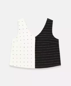 Anchal Clothing Two-Tone Crop Tank Top