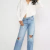 ÉTICA Tyler Vintage Straight Crop Jeans - Sandstorm New Arrivals