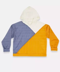 Anchal Patchwork Unisex Hoodie - Mustard Clothing