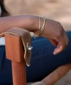 Nisolo Upcycled Tiny Brass Bead Bracelet Best Sellers