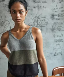 No Nasties V-Neck Knit Tank Clothing