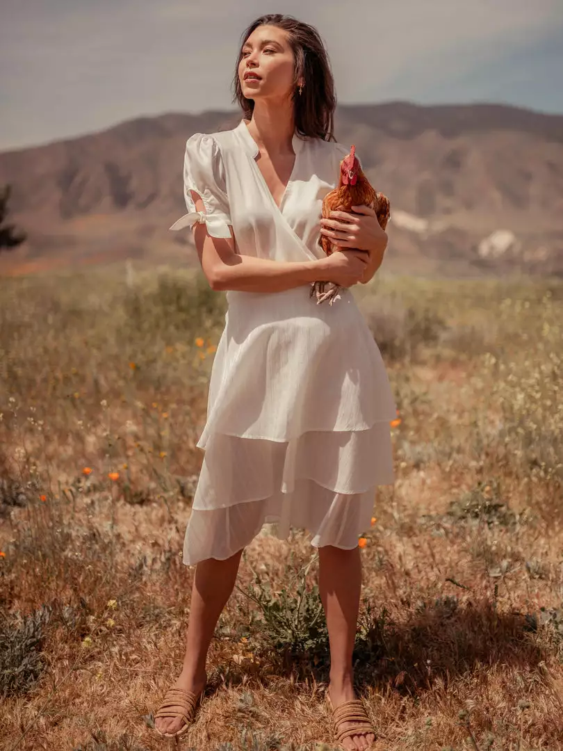 Valani Clothing Chanthu Banana Midi Skirt - Cloud Dancer 3 Valani Clothing Chanthu Banana Midi Skirt - Cloud Dancer