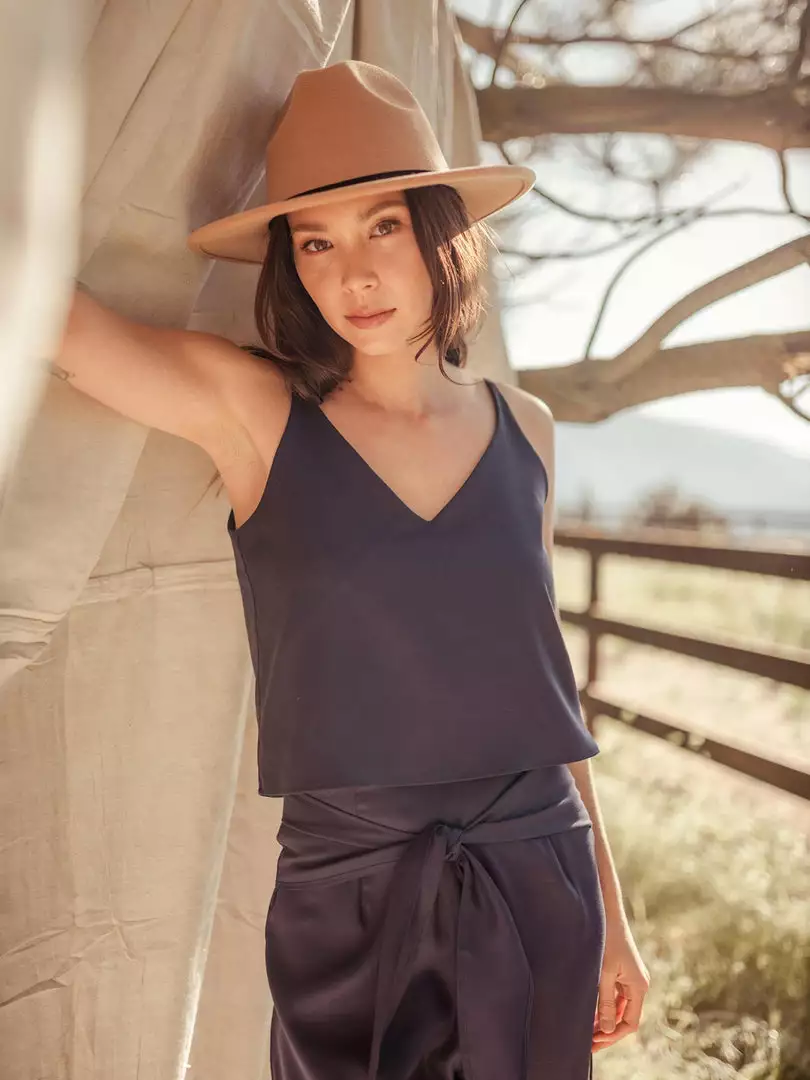 Valani Clothing Sarita Tencel Cami - Eclipse 3 Valani Clothing Sarita Tencel Cami - Eclipse