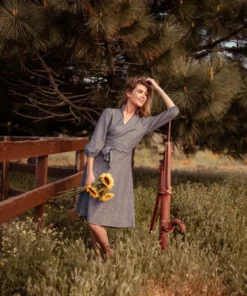 Valani Sodalin Hemp Dress Clothing