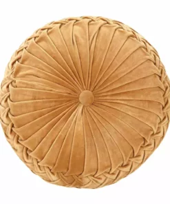 Casa Amarosa Velvet Round Throw Pillow Home Goods