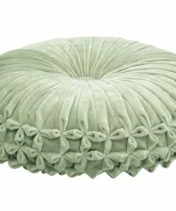 Casa Amarosa Velvet Round Throw Pillow Home Goods