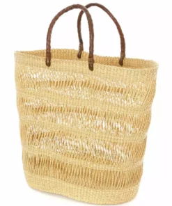 Swahili African Modern Veta Vera Lace Weave Shopper