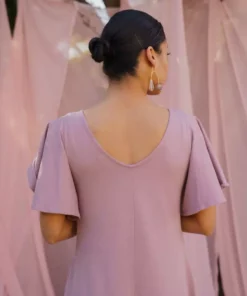 Mien Villa Flutter Sleeve Jumpsuit Clothing