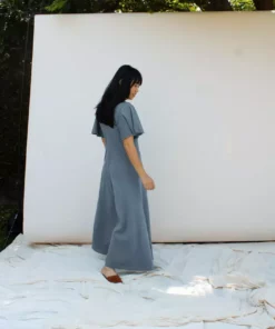 Mien Villa Flutter Sleeve Jumpsuit Clothing