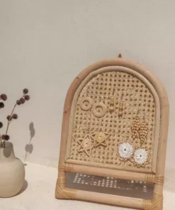 Village Thrive Arch Rattan Jewelry Hanger Home Goods