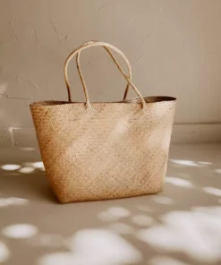 Village Thrive Avery Rattan Day Tote Bag