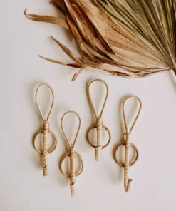 Village Thrive Banyak Rattan Wall Hook Set Home Goods 8 Village Thrive Banyak Rattan Wall Hook Set Home Goods