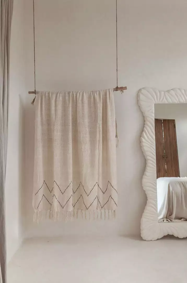 Village Thrive Black Zig Zag Blanket Home Goods 1 Village Thrive Black Zig Zag Blanket Home Goods