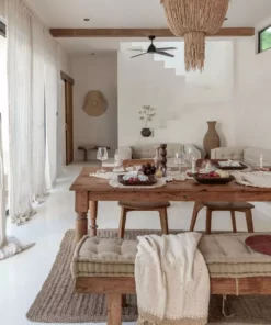 Village Thrive Gold Motif Throw Blanket