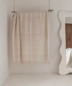 Village Thrive Natural Tone Throw Blanket