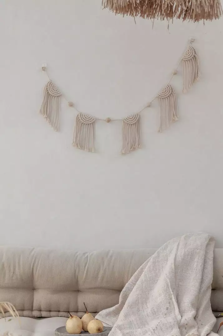 Village Thrive Iris Macrame Garland 1 Village Thrive Iris Macrame Garland