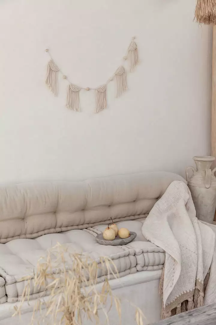 Village Thrive Iris Macrame Garland 2 Village Thrive Iris Macrame Garland