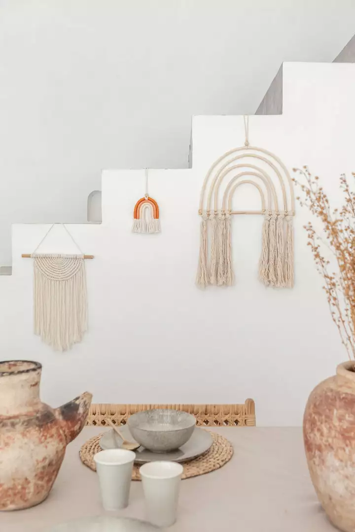 Village Thrive Iris Macrame Wall Hanging Home Goods 2 Village Thrive Iris Macrame Wall Hanging Home Goods