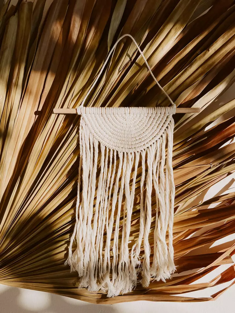 Village Thrive Iris Macrame Wall Hanging Home Goods 8 Village Thrive Iris Macrame Wall Hanging Home Goods