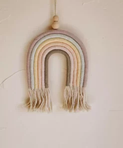 Village Thrive Mia Macrame Rainbow Wall Hanging