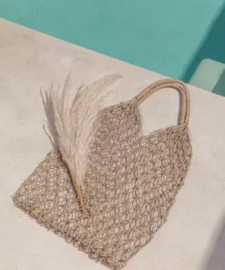 Village Thrive Accessories Natural Net Market Tote Bag