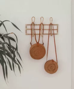 Village Thrive Nusa Rattan Wall Hooks