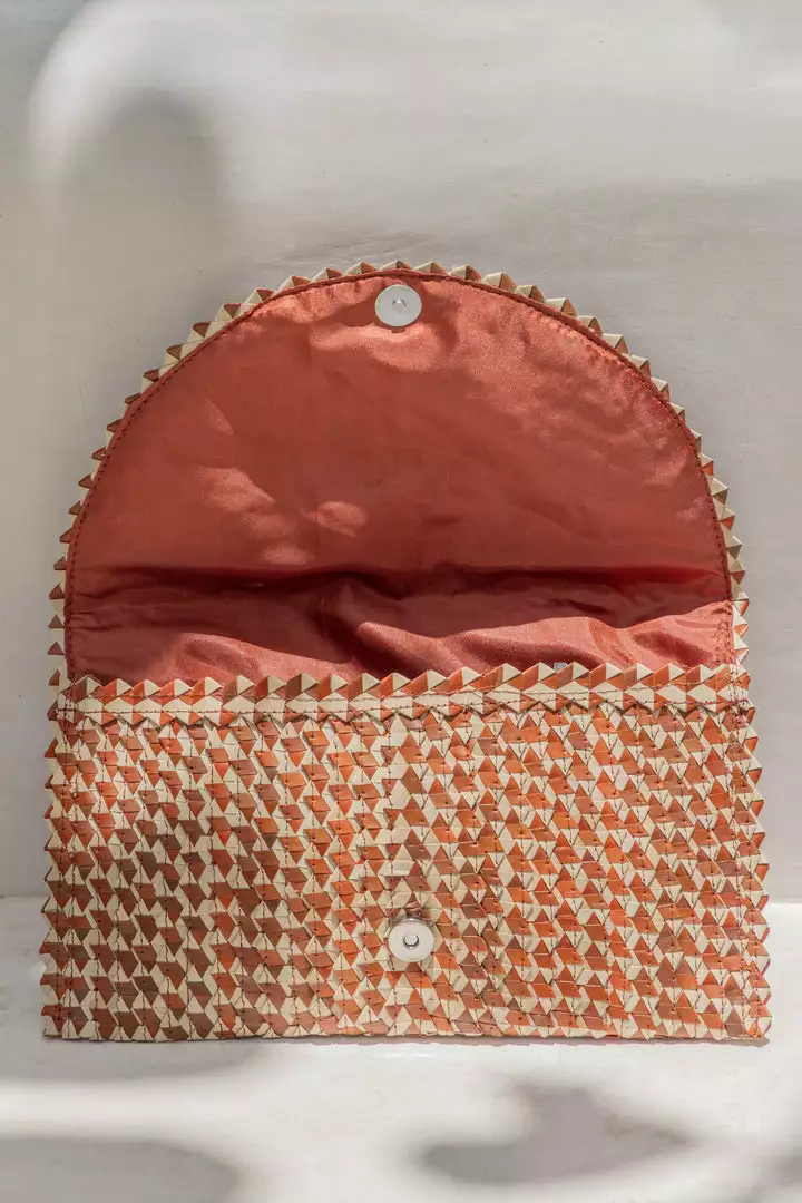 Village Thrive Ombre Rattan Clutch Bag Accessories 4 Village Thrive Ombre Rattan Clutch Bag Accessories