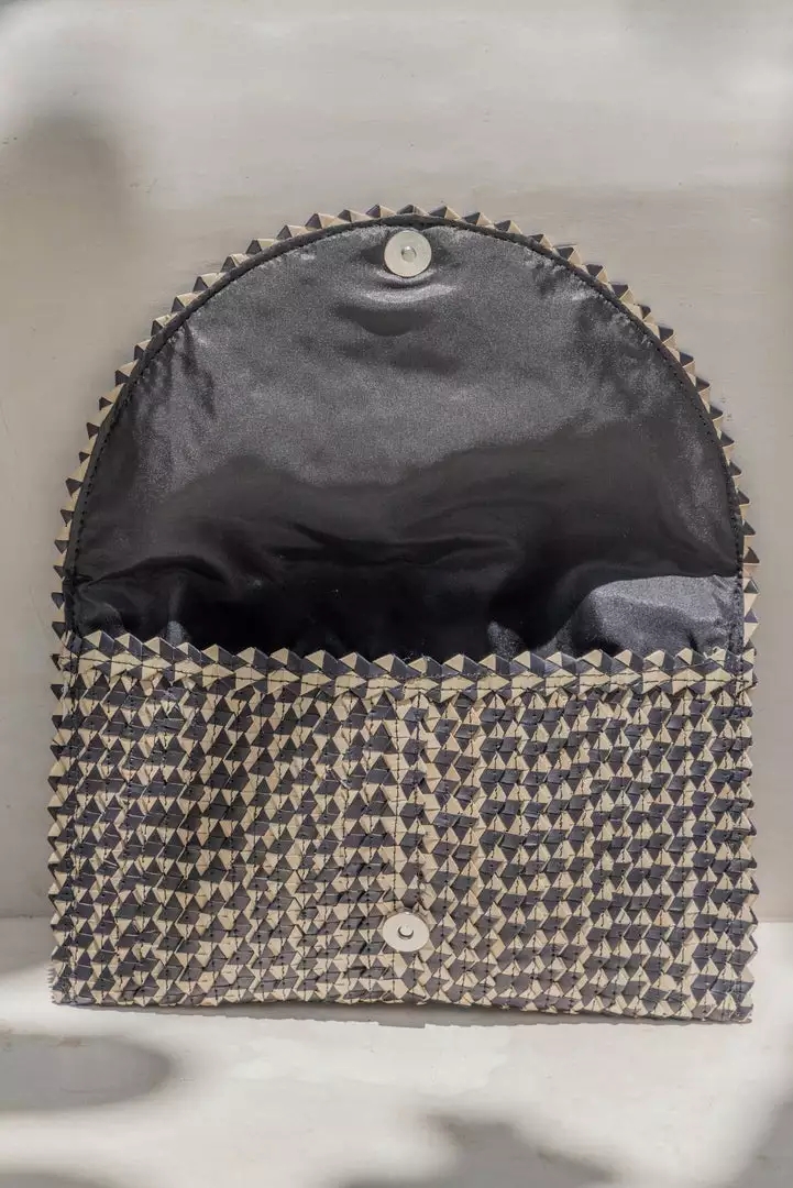 Village Thrive Ombre Rattan Clutch Bag Accessories 3 Village Thrive Ombre Rattan Clutch Bag Accessories