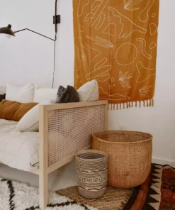 Village Thrive Praya Rattan Basket Home Goods