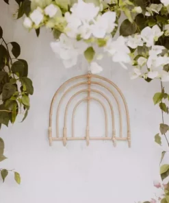 Village Thrive Rainbow Rattan Wall Hook
