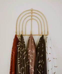 Village Thrive Rainbow Rattan Wall Hook
