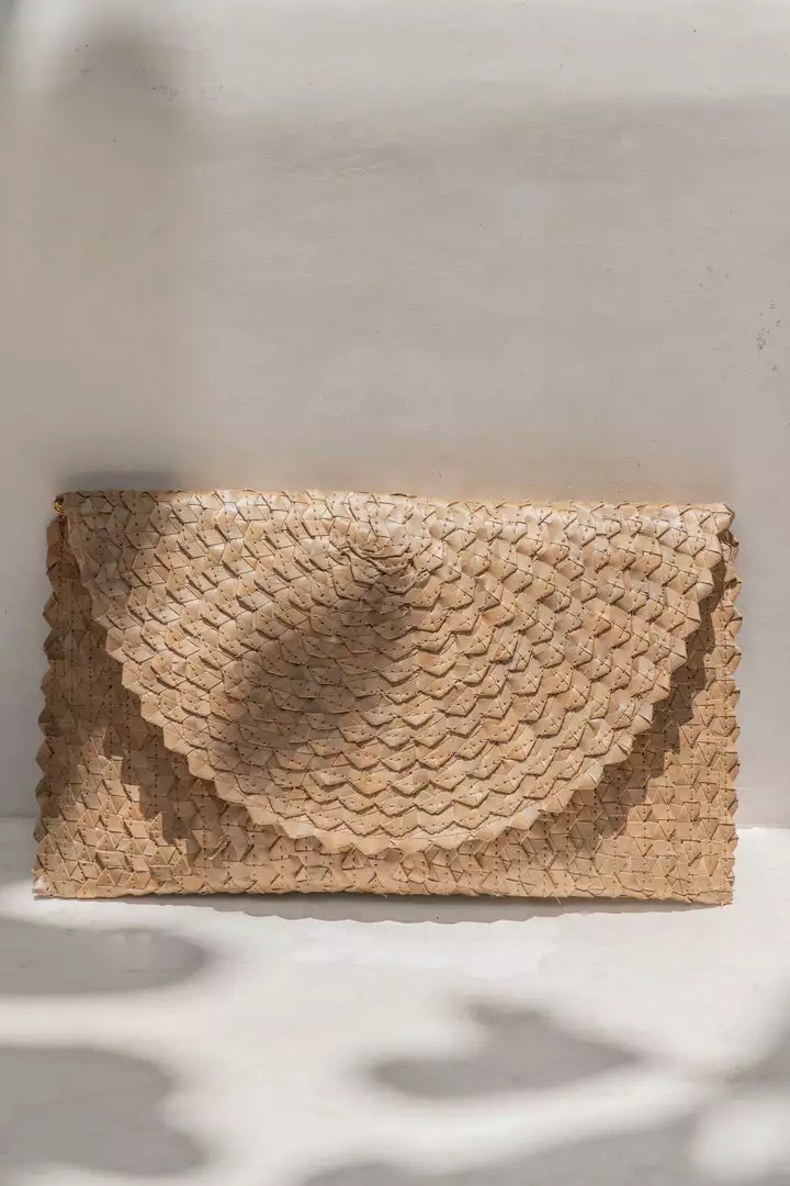 Village Thrive Accessories Rattan Clutch Bag 1 Village Thrive Accessories Rattan Clutch Bag