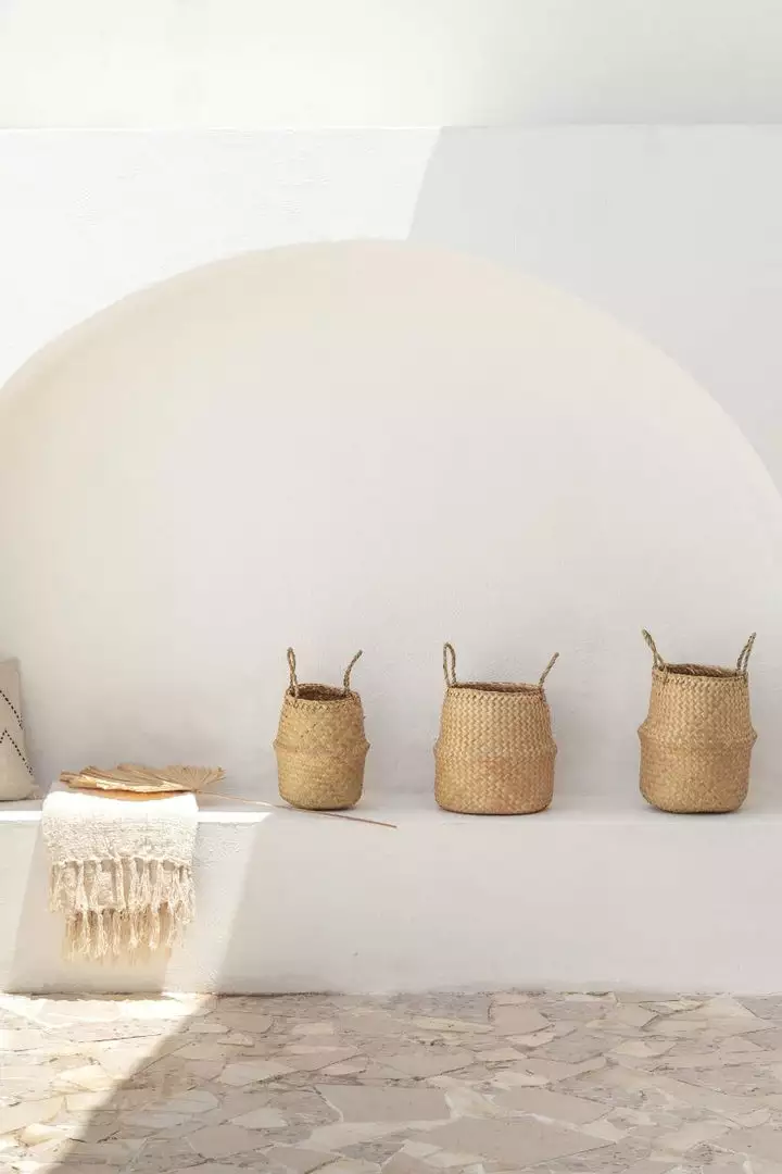 Village Thrive Tropika Seagrass Basket Home Goods 11 Village Thrive Tropika Seagrass Basket Home Goods