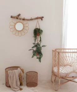 Village Thrive Wood Beaded Plant Hangers Home Goods