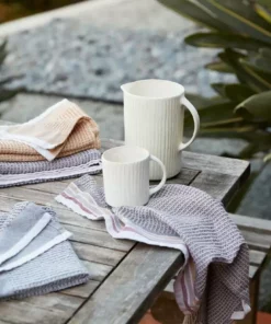 Coyuchi Best Sellers Waffle Kitchen Towel Set - Desert