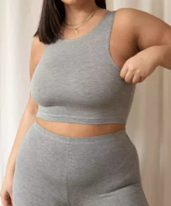 Mary Young Wallace Bamboo Crop Top New Arrivals