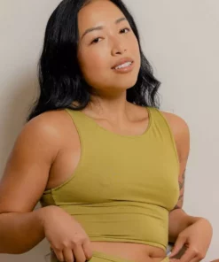 Mary Young Wallace Bamboo Crop Top New Arrivals