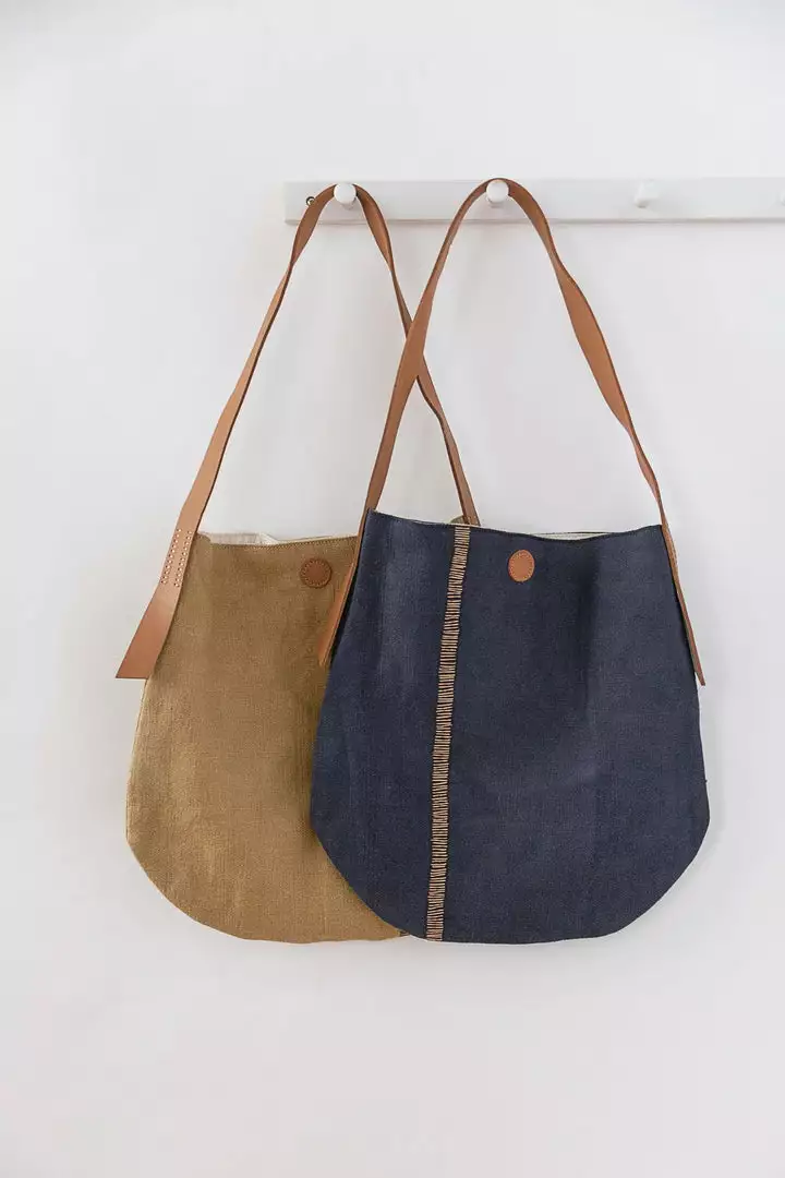 Will & Atlas Archer Jute Tote - Indigo Accessories 5 Will & Atlas Archer Jute Tote - Indigo Accessories