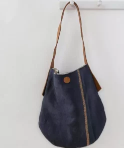 Will & Atlas Archer Jute Tote - Indigo Accessories