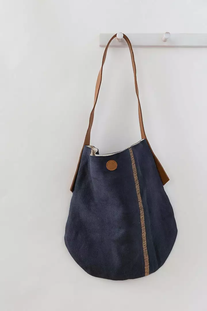 Will & Atlas Archer Jute Tote - Indigo Accessories 1 Will & Atlas Archer Jute Tote - Indigo Accessories