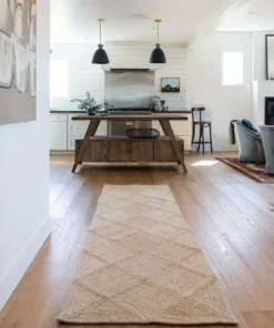 Will & Atlas Home Goods Carre Jute Runner Rug