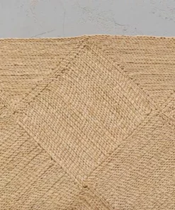 Will & Atlas Home Goods Carre Jute Runner Rug 5 Will & Atlas Home Goods Carre Jute Runner Rug