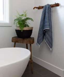 Will & Atlas Best Sellers Jute Bowl - Charcoal With Natural Trim